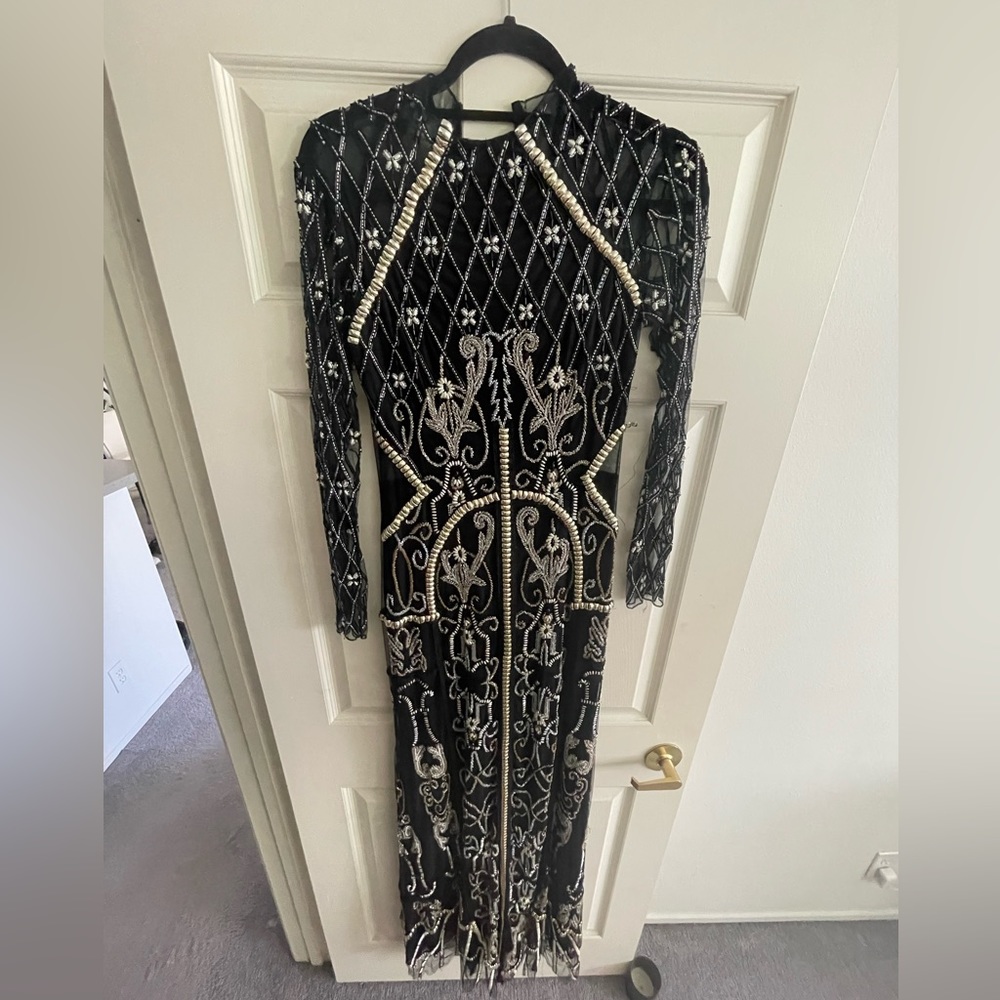 Hand beaded Patricia Bonaldi gown.